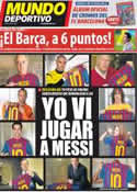 Portada Mundo Deportivo del 22 de Marzo de 2012