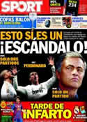 Portada diario Sport del 24 de Marzo de 2012