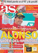 Portada diario AS del 26 de Marzo de 2012