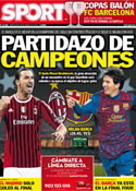 Portada diario Sport del 28 de Marzo de 2012