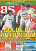 Portada diario AS del 1 de Abril de 2012