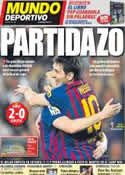 Portada Mundo Deportivo del 1 de Abril de 2012