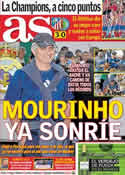 Portada diario AS del 2 de Abril de 2012