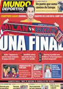 Portada Mundo Deportivo del 2 de Abril de 2012