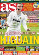 Portada diario AS del 4 de Abril de 2012