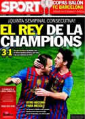 Portada diario Sport del 4 de Abril de 2012