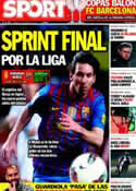 Portada diario Sport del 7 de Abril de 2012