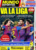 Portada Mundo Deportivo del 7 de Abril de 2012