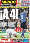 Portada Mundo Deportivo del 9 de Abril de 2012