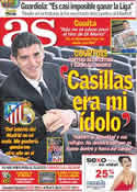 Portada diario AS del 10 de Abril de 2012