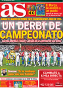 Portada diario AS del 11 de Abril de 2012