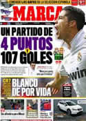 Portada diario Marca del 14 de Abril de 2012