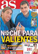 Portada diario AS del 17 de Abril de 2012