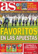 Portada diario AS del 19 de Abril de 2012