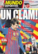 Portada Mundo Deportivo del 21 de Abril de 2012