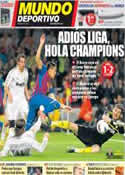 Portada Mundo Deportivo del 22 de Abril de 2012