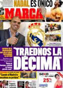 Portada diario Marca del 23 de Abril de 2012