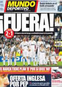 Portada Mundo Deportivo del 26 de Abril de 2012