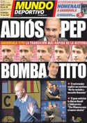 Portada Mundo Deportivo del 28 de Abril de 2012