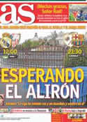 Portada diario AS del 29 de Abril de 2012