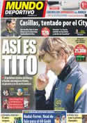 Portada Mundo Deportivo del 29 de Abril de 2012