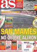 Portada diario AS del 1 de Mayo de 2012