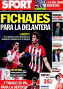 Portada diario Sport del 1 de Mayo de 2012