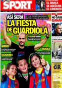 Portada diario Sport del 4 de Mayo de 2012