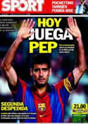 Portada diario Sport del 5 de Mayo de 2012