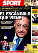 Portada diario Sport del 11 de Mayo de 2012