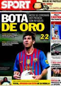 Portada diario Sport del 13 de Mayo de 2012