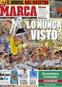 Portada diario Marca del 14 de Mayo de 2012