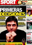 Portada diario Sport del 15 de Mayo de 2012