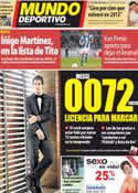 Portada Mundo Deportivo del 15 de Mayo de 2012