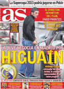 Portada diario AS del 18 de Mayo de 2012