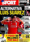 Portada diario Sport del 18 de Mayo de 2012