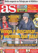 Portada diario AS del 19 de Mayo de 2012