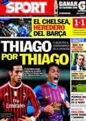 Portada diario Sport del 20 de Mayo de 2012