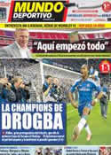 Portada Mundo Deportivo del 20 de Mayo de 2012