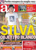 Portada diario AS del 21 de Mayo de 2012