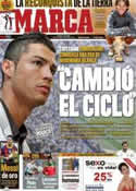 Portada diario Marca del 22 de Mayo de 2012