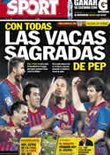 Portada diario Sport del 24 de Mayo de 2012