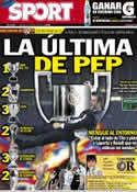 Portada diario Sport del 25 de Mayo de 2012