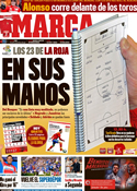 Portada diario Marca del 28 de Mayo de 2012