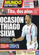 Portada Mundo Deportivo del 31 de Mayo de 2012