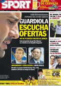 Portada diario Sport del 1 de Junio de 2012