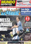 Portada Mundo Deportivo del 3 de Junio de 2012