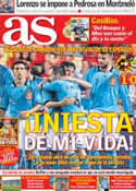 Portada diario AS del 4 de Junio de 2012