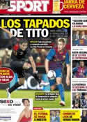 Portada diario Sport del 5 de Junio de 2012