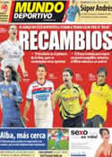 Portada Mundo Deportivo del 5 de Junio de 2012